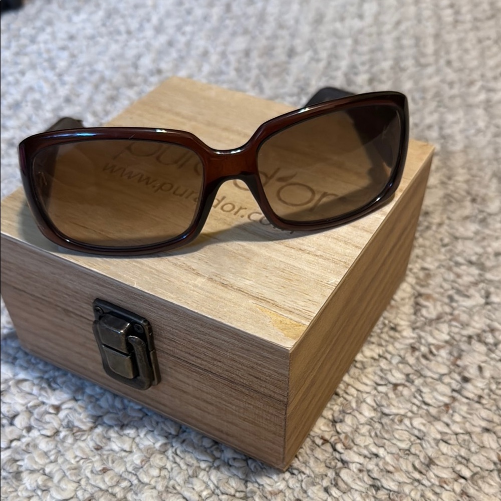 Fendi Brown Sunglasses with Tortoiseshell Frame